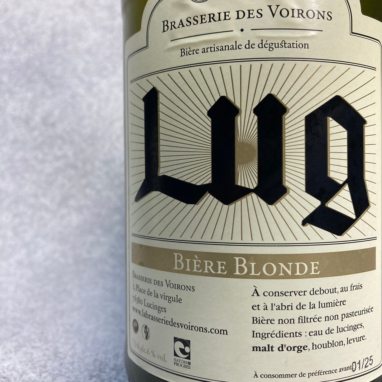 リュグ ・ブロンド・黄金ビール / ラ・ブラッスリー・デ・ヴォワロン(リュグ)