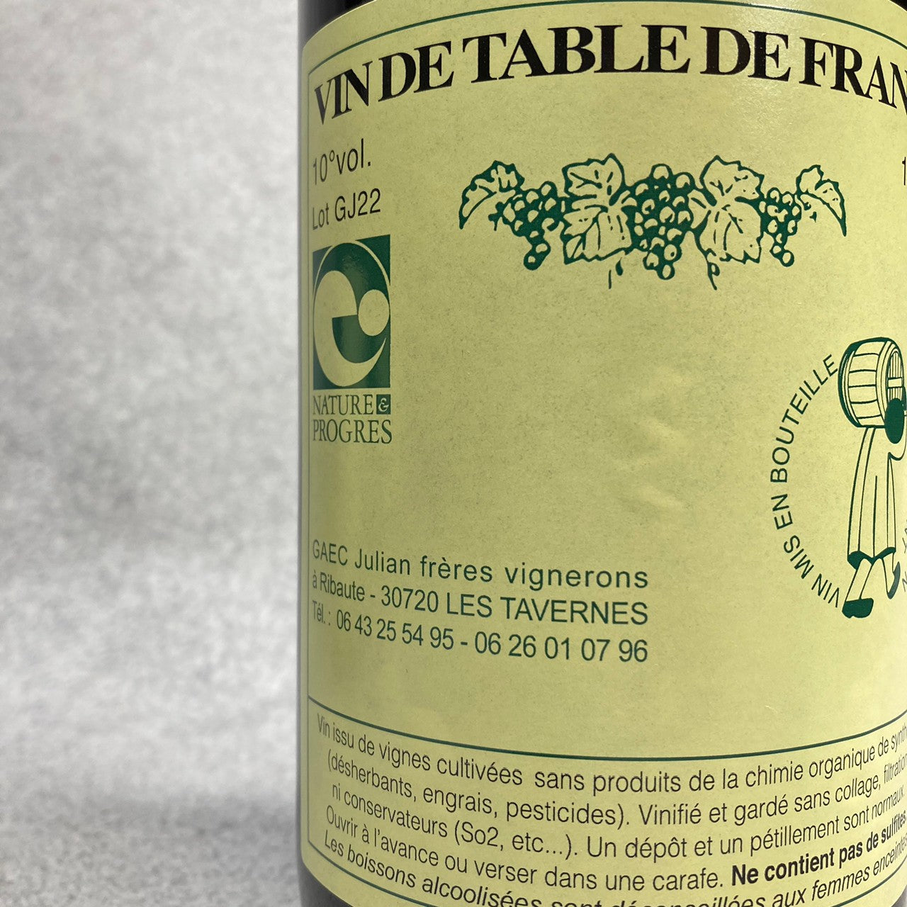 ルージュ 10.5% 2022 (1000ml) / ルイ・ジュリアン