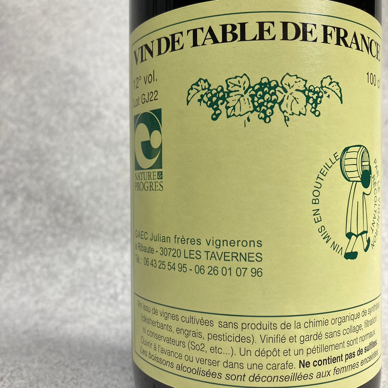 ルージュ 12% 2022 (1000ml) / ルイ・ジュリアン