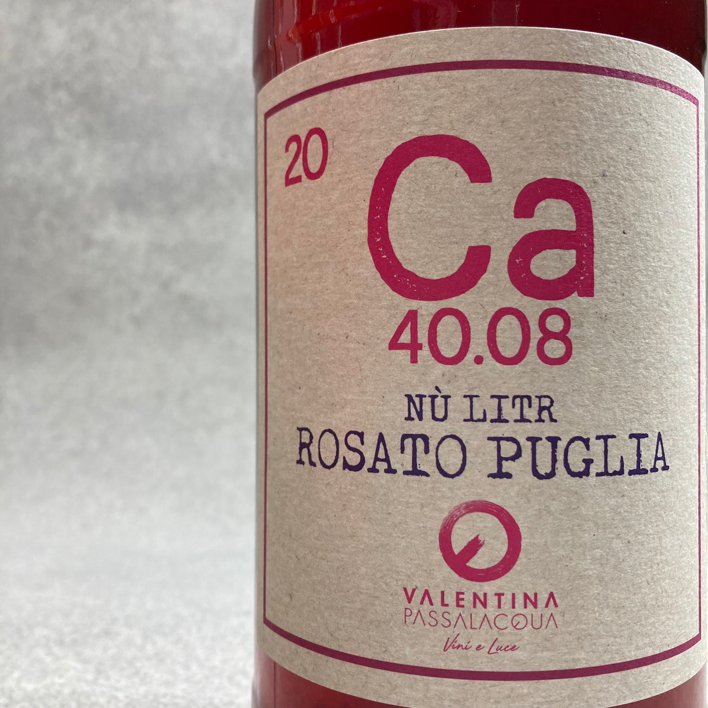 ヌ・リトロ・ロザート・プーリア 2022 (1000ml) / カルカリウス・Ca