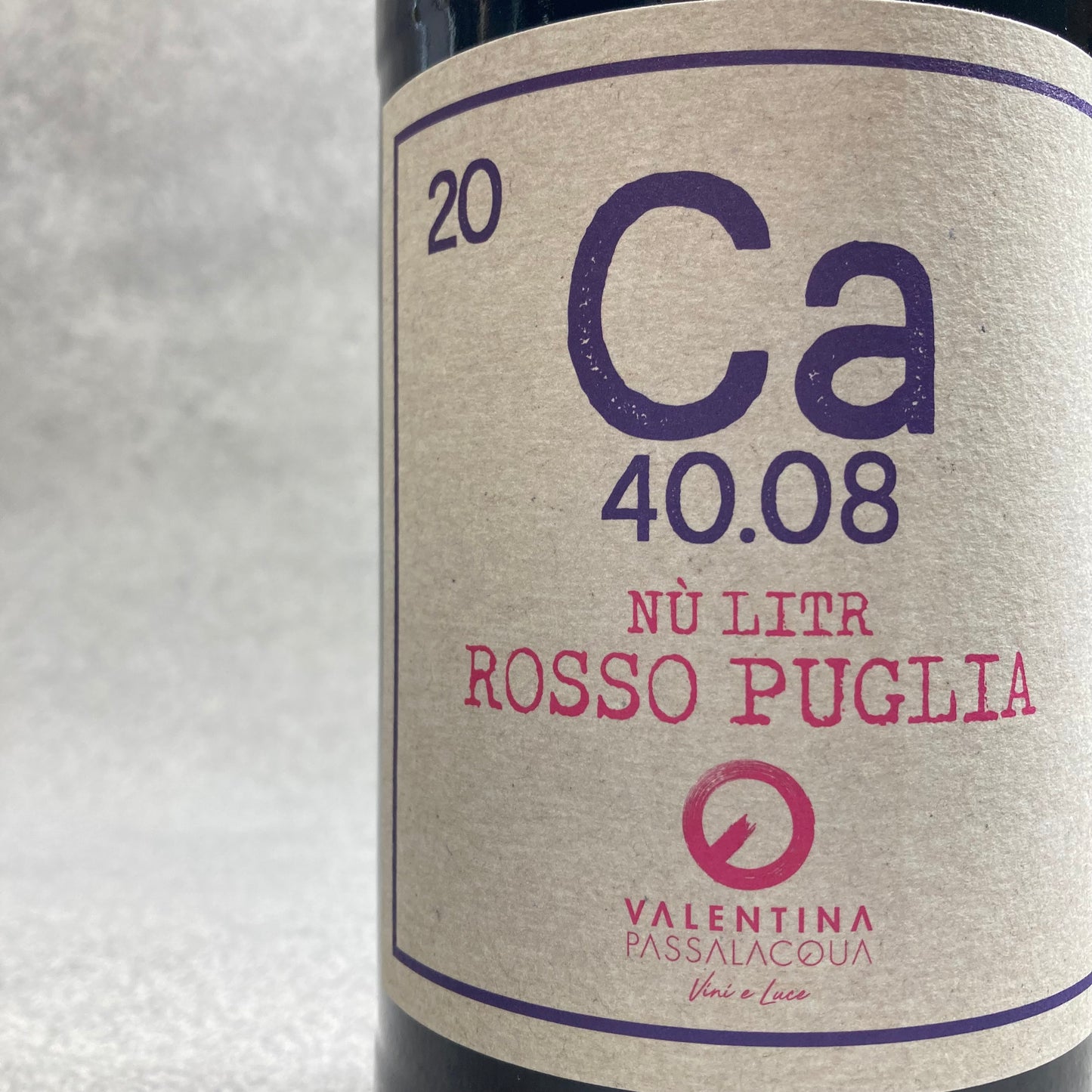 ヌ・リトロ・ロッソ・プーリア 2022 (1000ml) / カルカリウス・Ca