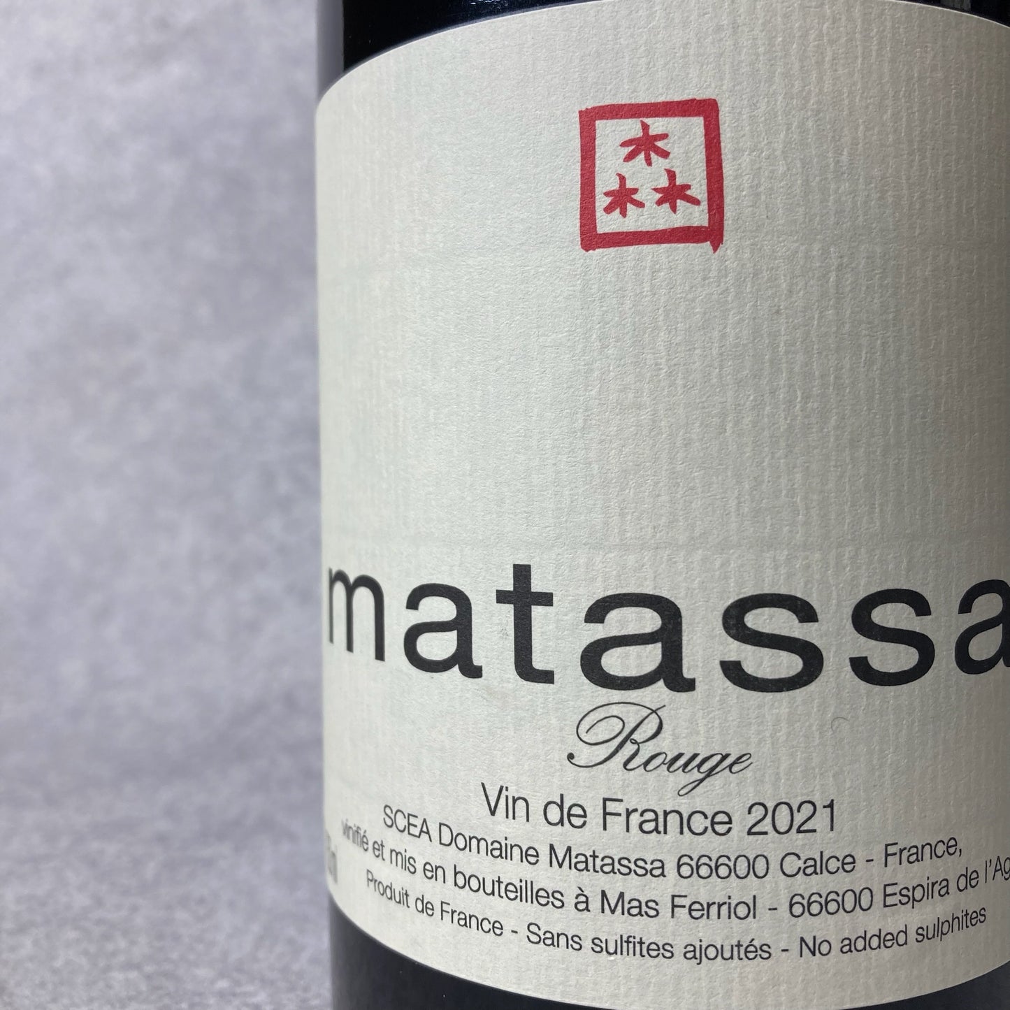 ルージュ2021 / ドメーヌ マタッサ
