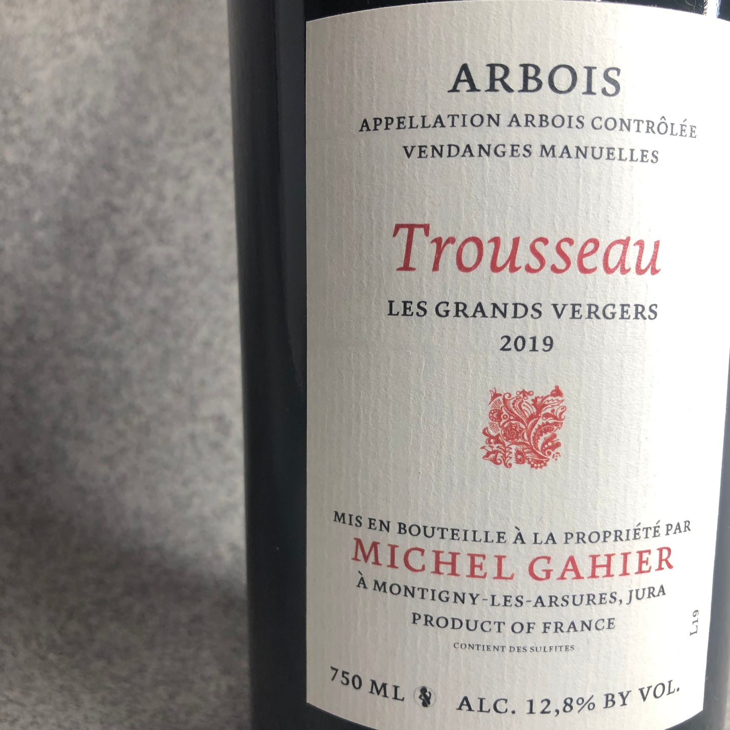 アルボワ・ルージュ・レ・グラン・ヴェルジェ 2019 / ミシェル・ガイエ